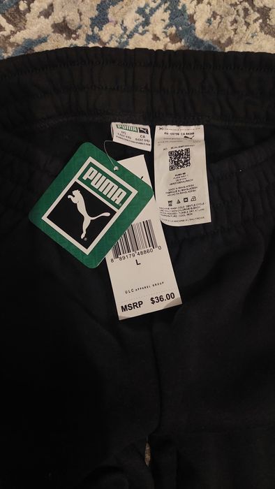 Штани Puma на флісі для дівчинки L(12-14) 152-158