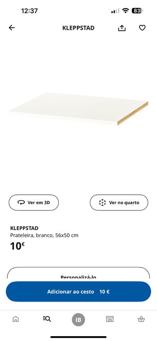 Armario portas corridas KLEPPSTAD ikea