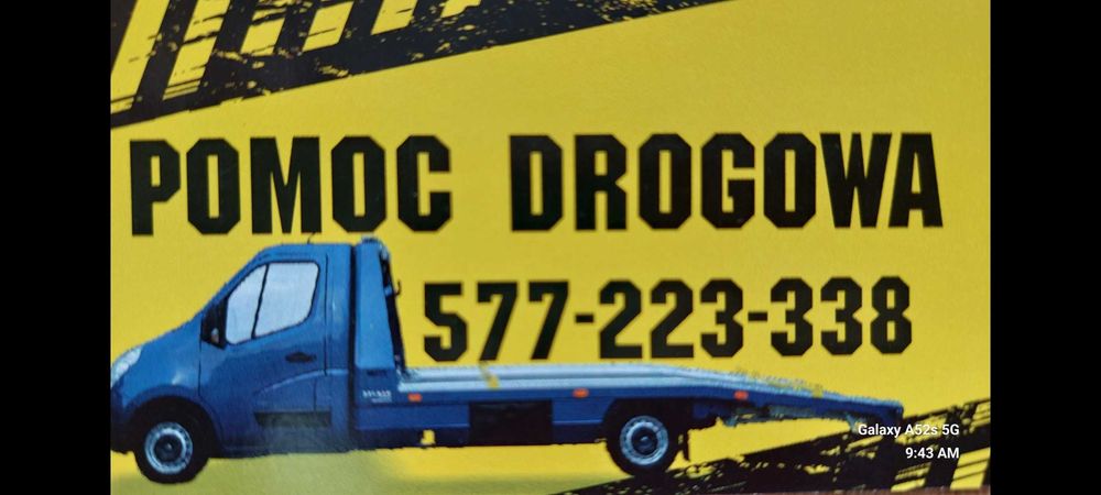 Pomoc Drogowa A1  Autolaweta Transport Autoholowanie Laweta Radomsko