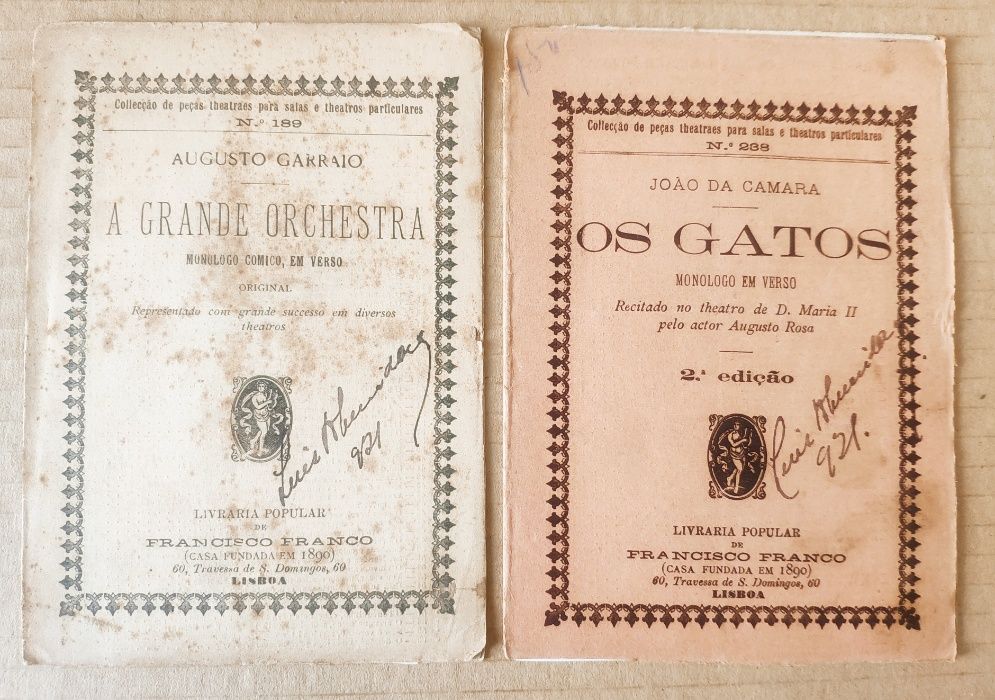 TEATRO - Vários Opúsculos