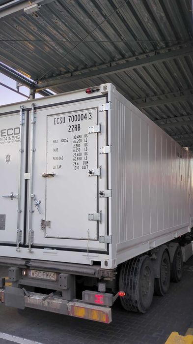 Nowy kontener chłodniczy mroźnia 20'' RF - 6m 10 europalet