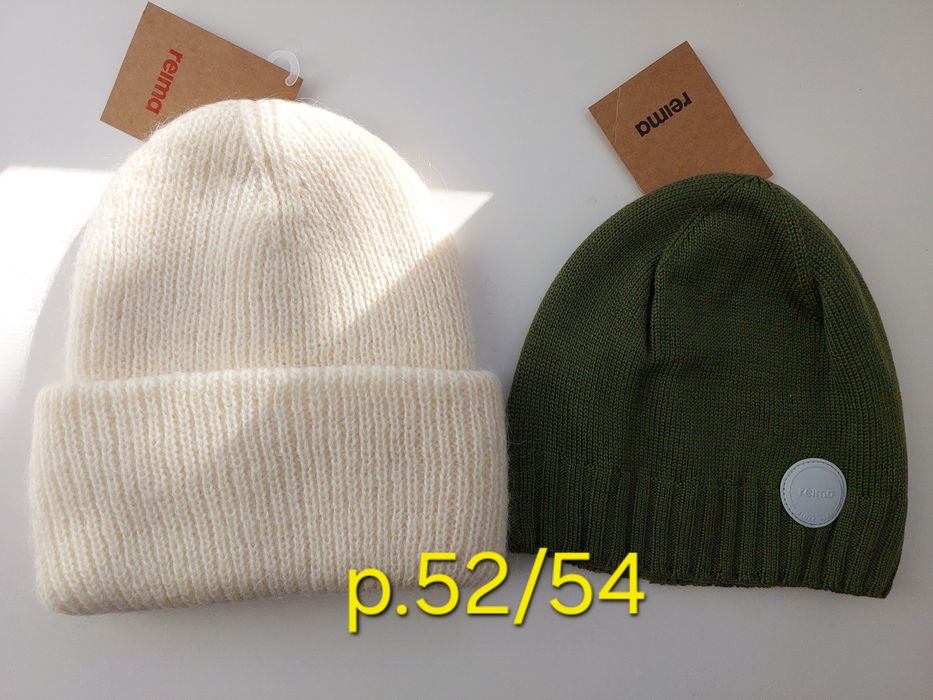 Зимова шапка Reima, рукавиці, літні кепки