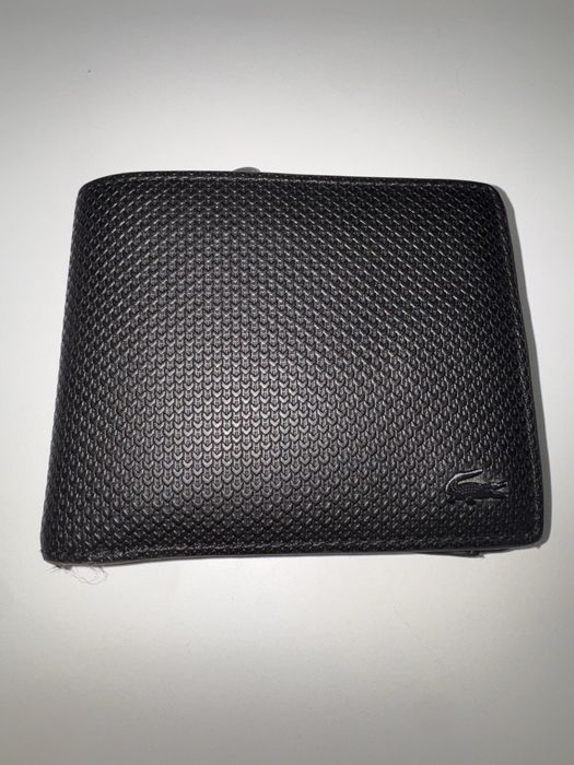 Lacoste Гаманець Billfold Zip Case Чорний Торг