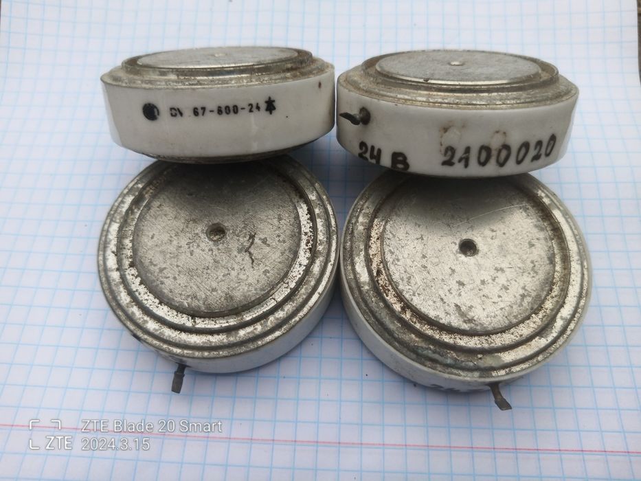 Теристори робочі 4 шт.