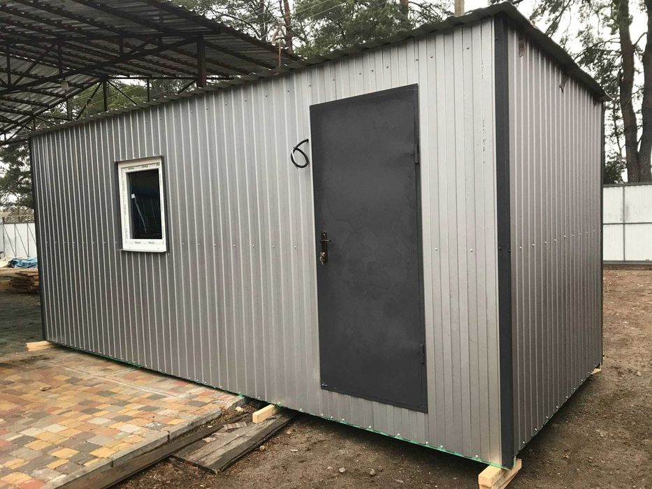 Побутівка/битовка 6*2,4, деревяний каркас, ДВП, лінолеум. В наявності!