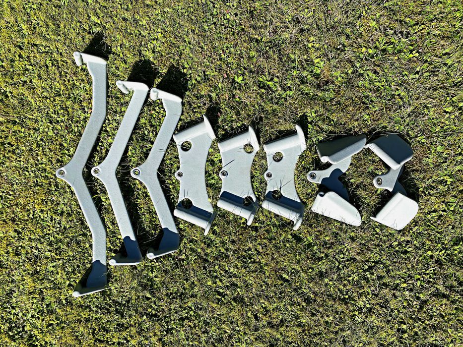 Zestaw 8 Uchwytów Innowacyjnych GRAY Line