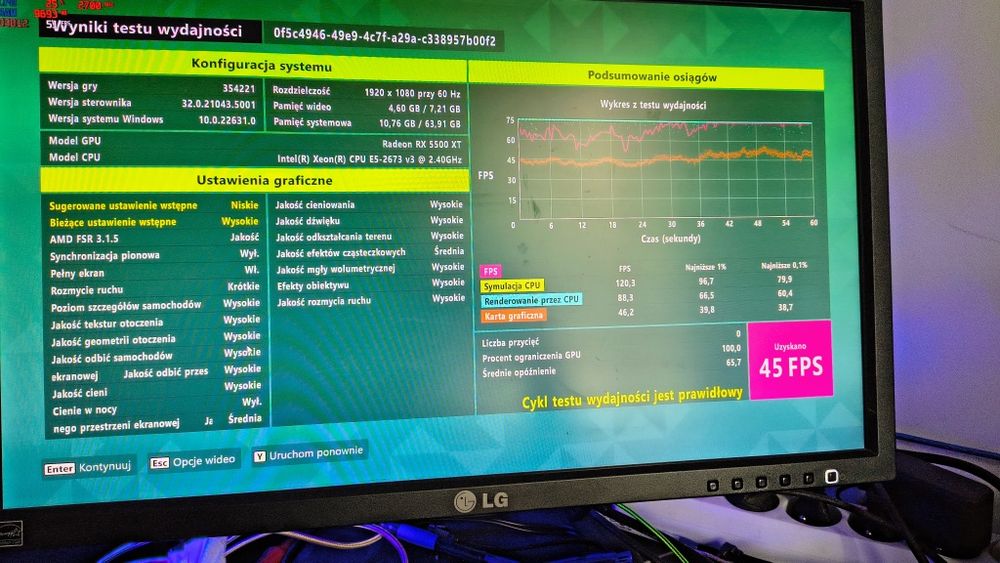 Intel e5 2673 v3 32gbram  rx5500xt8gb