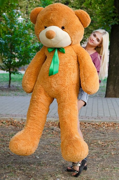 Великий плюшевий ведмедик Бублик 200 см