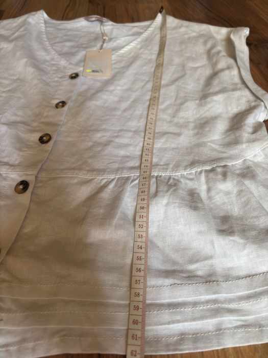 Lniana bluzka,baskinka