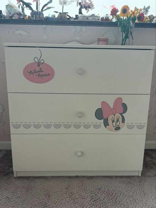 Regał, duża komoda, skrzynia meble MEBLIK dla dziewczynki.Super jakość