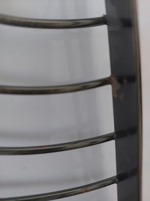 Полка на рейлінг кутова бронза