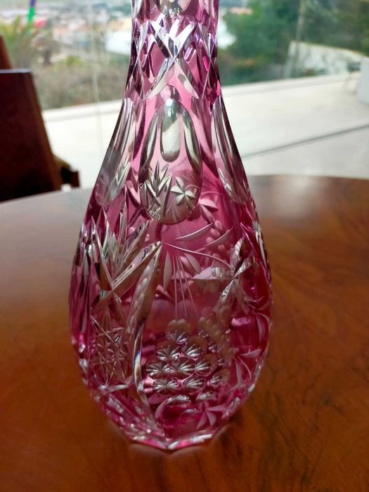 Garrafa de cristal do Sec. XIX