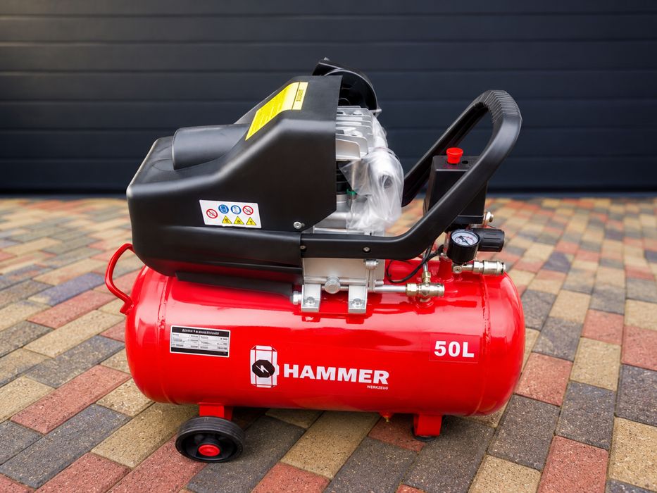 Kompresor Sprężarka olejowy 50l Hammer