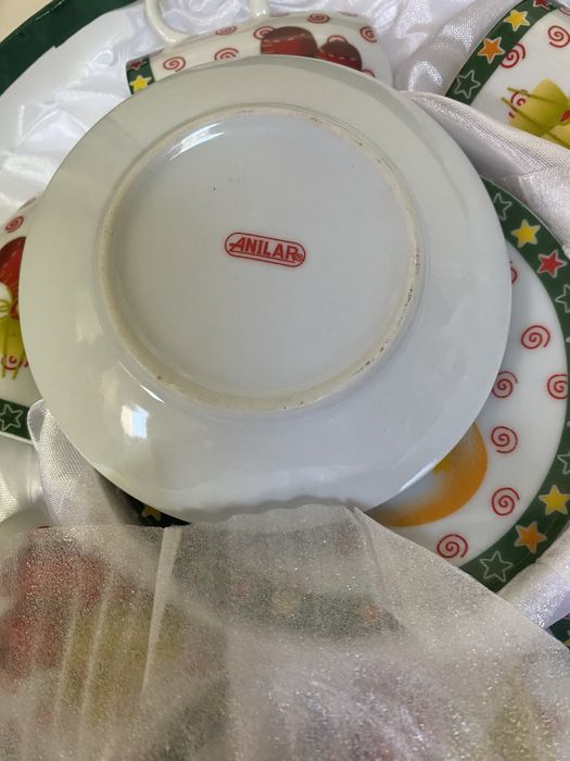 Conjunto de Chávenas de Natal