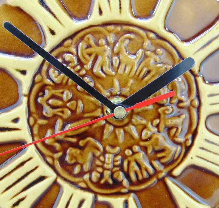 Ceramiczny Zegar ścienny - Zodiak