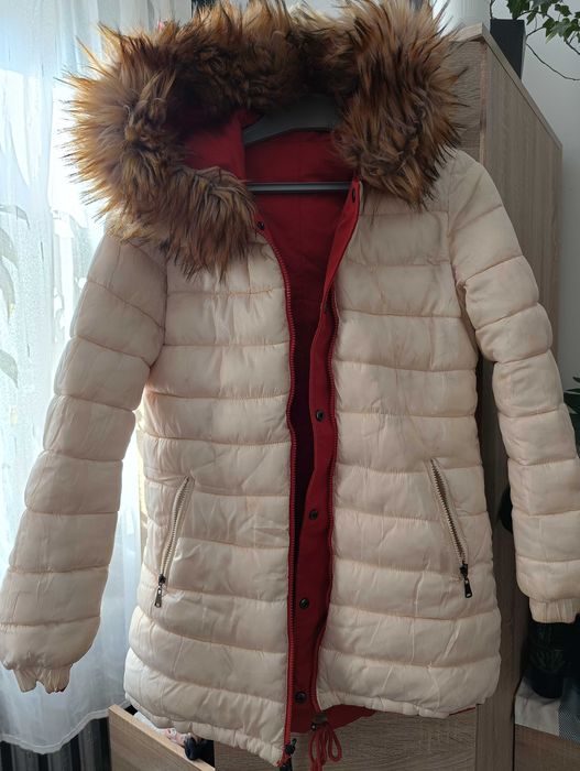 Płaszczyk ciepły dwustronny stronny