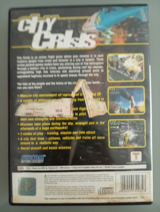 City Crisis - Jogo PS2 - Playstation2 - Como Novo!