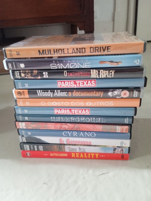 DVDs diversos e baratos
