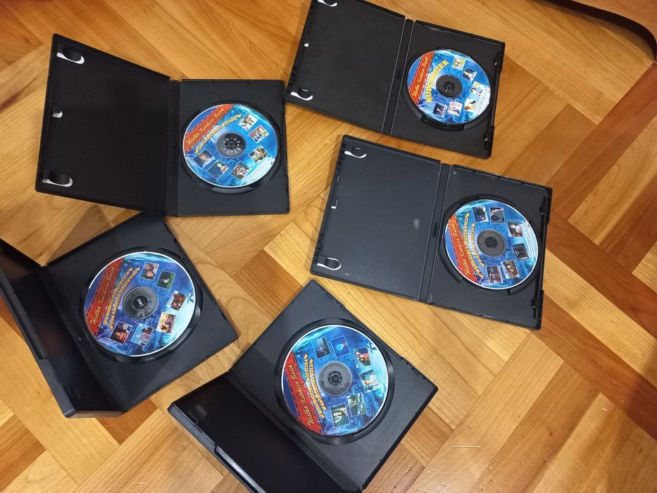 Płyty DVD z bajkami zestaw 5szt.