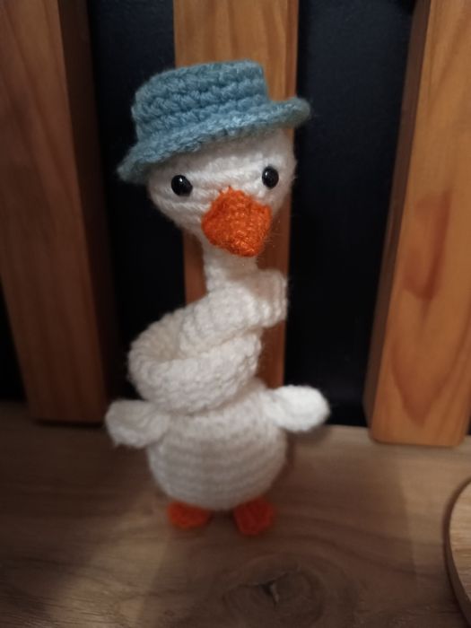 Gęś z długą szyją