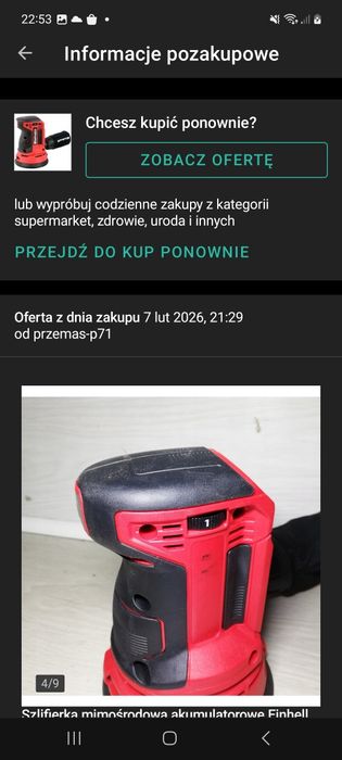 Narzędzia akumulatorowe einhell i inne