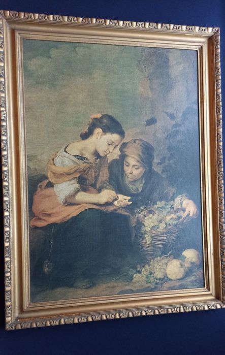 Quadro ( O pequeno vendedor de fruta)