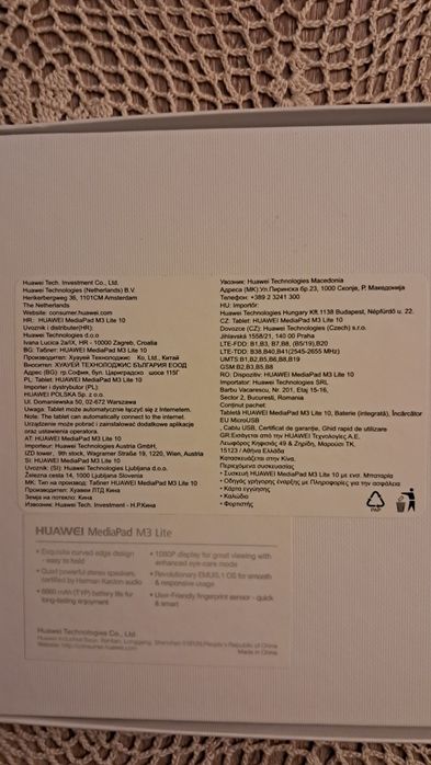 Tablet Huawei MediaPad M3 Lite