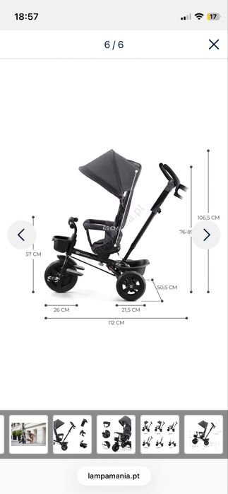 Triciclo Kinderkraft