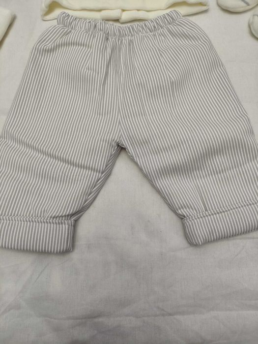 Conjunto bebé bege ANITA 6 meses - Novo