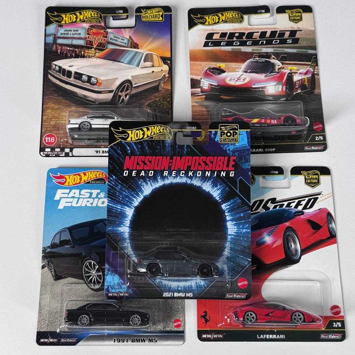 Машинка Premium Hot Wheels 2021 BMW M5 F90 Хот вілс преміум Форд