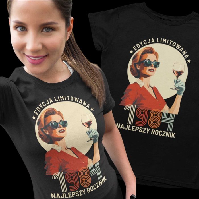 Koszulka damska na 40 urodziny | różne wzory i kolory | 24H | XS - 3XL