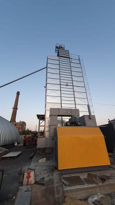 Зерносушарка Terminal  на агровідходах. Теплогенератор (котел) на пеле