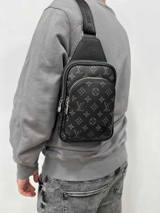 Сумка через плече Louis Vuitton Луї Вітон сумка-слінг чоловіча LV