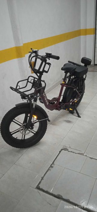 Bicicleta elétrica, Nova, 0 Km, Bateria 13 Ah. - cesto removível.