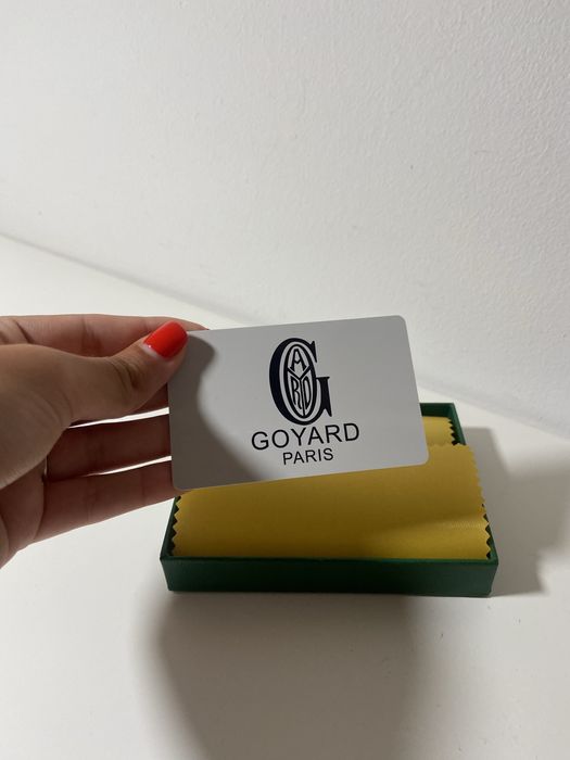 Carteira preta unissexo da goyard