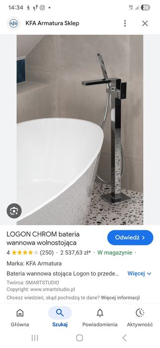 Bateria wolnostojaca chrom