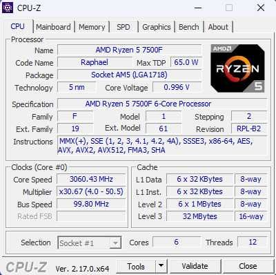 Ігровий ПК AM5 | Ryzen 7500F | RX 6600 XT | 32GB DDR5 | AORUS