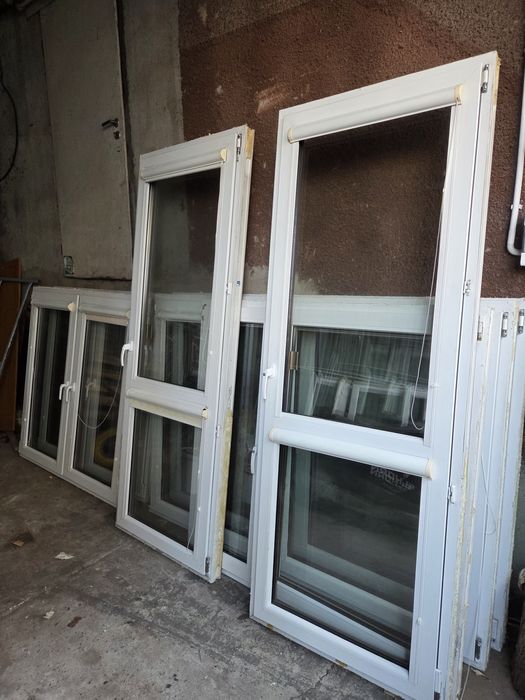 Sprzedam dzwi balkonowe złoty dab