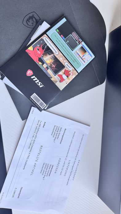 [PEŁNY KOMPLET] RTX 3070 MSI gaming x trio