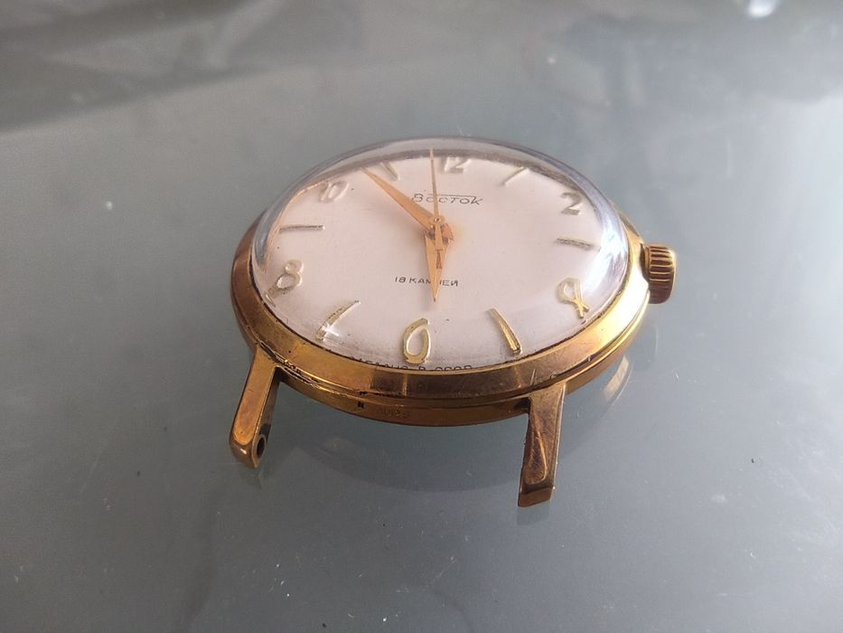 Zegarek Wostok złocony au 20