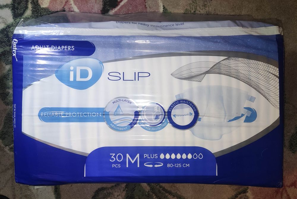 Підгузники-трусики для дорослих iD Slip Plus Medium 30шт. Оригинал.