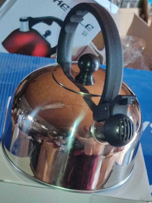 Чайник 2 літр з свистком KETTLE нержавійка