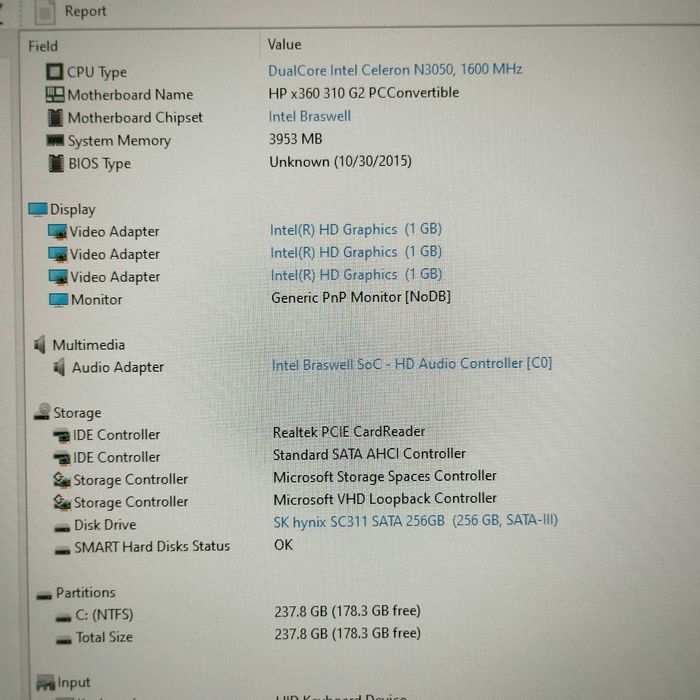 Сенсорный Ноутбук HP x360 G2 | 4/240 SSD | батарея 4-5 часов