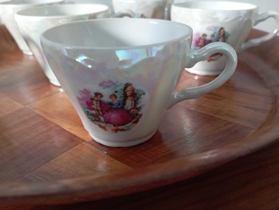 6 chávenas café porcelana chinesa