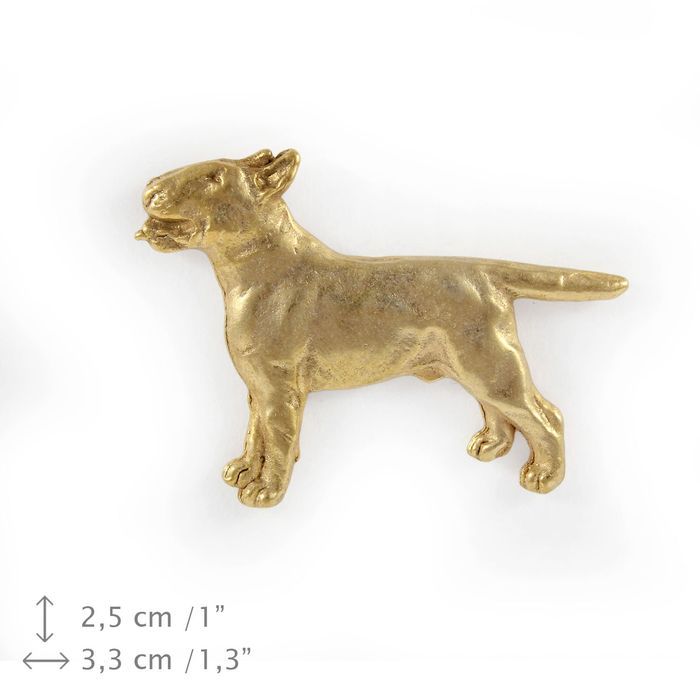Bulterier pin pozłocony Art-Dog