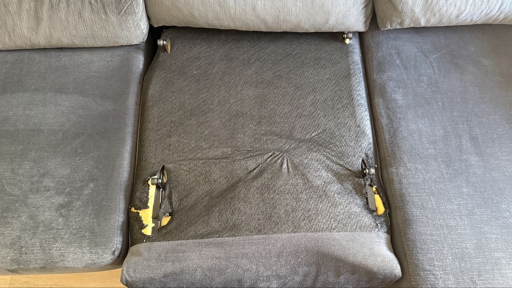 Sofá chaise long Conforama