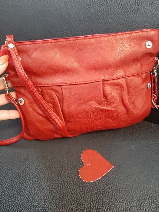 Oryginalna skórzana torba Genuine Leather skóra naturalna