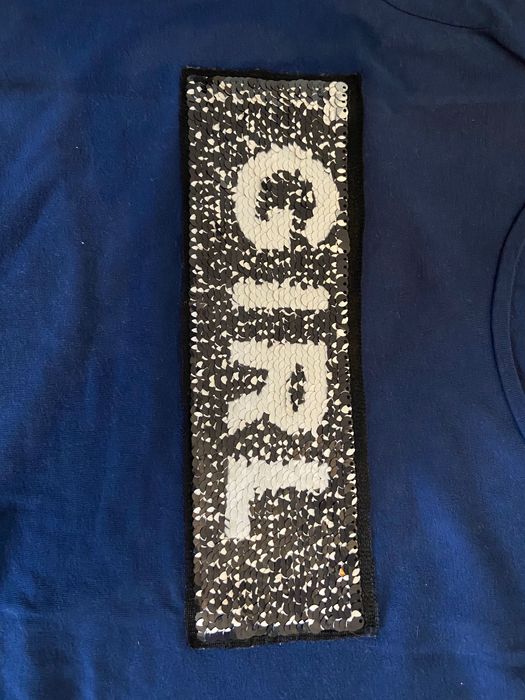 Bluzka z dwustronnymi cekinami długi rękaw 158 cm