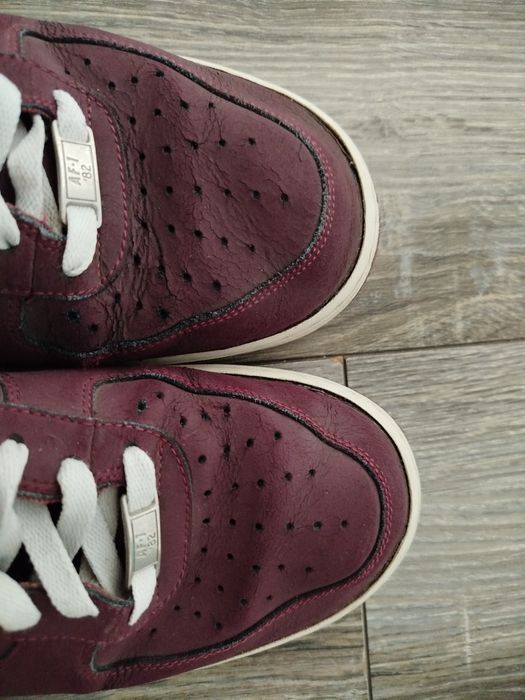 Buty Air Force 1 44,5 Bordowe