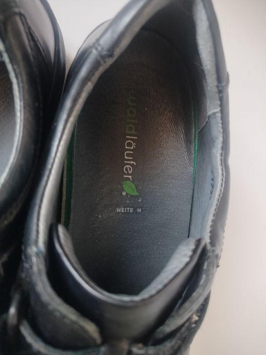 Buty skórzane czarne 43